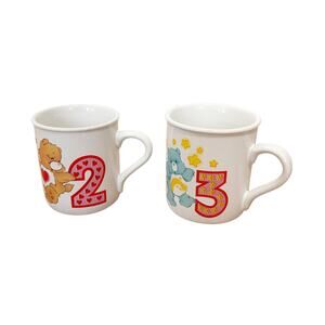 Vintage Carebear # 2 and # 3 Small Mugs